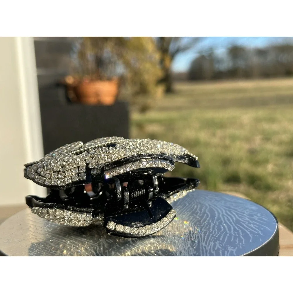 1 New Gorgeous Hair Clip with Shinny Crystals Hair Jewelry Accessories‎